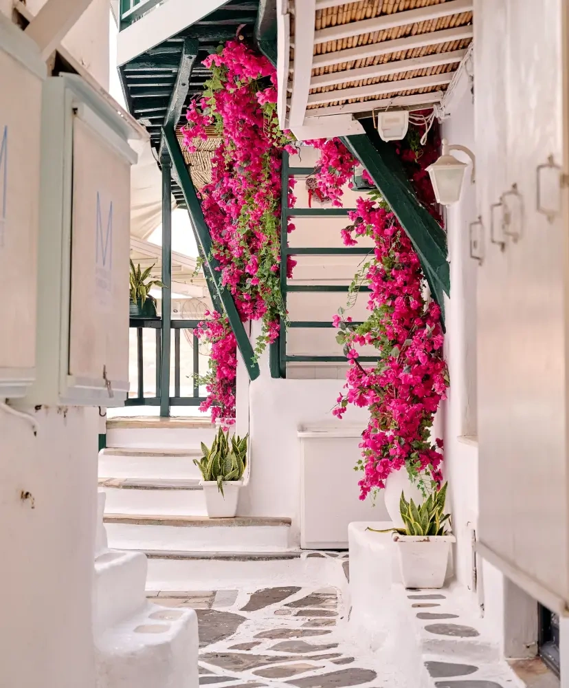 Greek islands location reference used for the Fashion Walk campaign