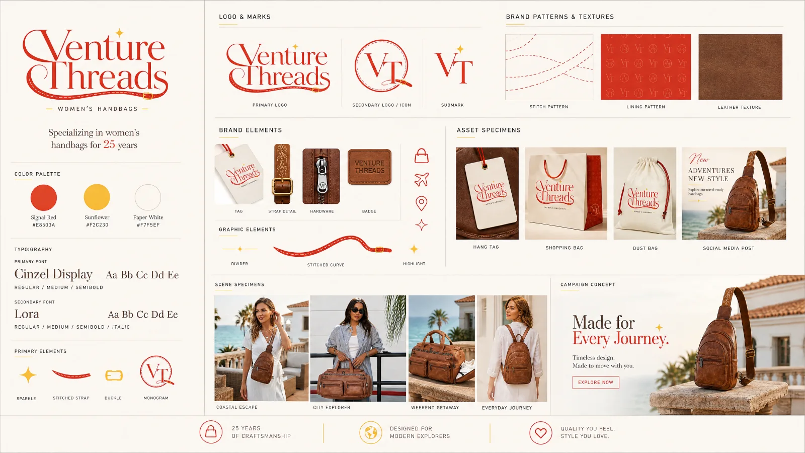 Brand Kit created for a UGC-style vertical video campaign