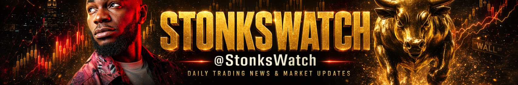 StonksWatch YouTube banner cropped as it appears on a channel page